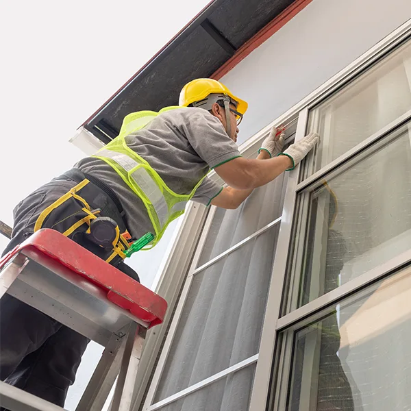 Illustration of Aluminium door and window repairs