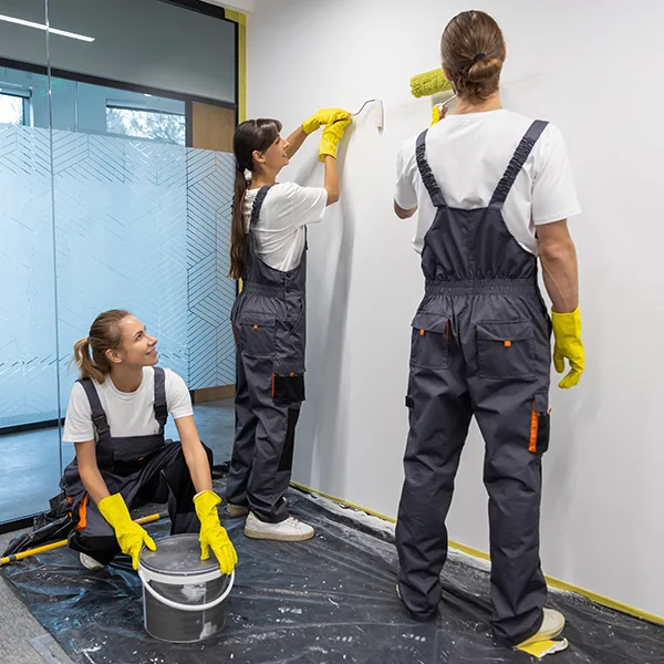Illustration of Painting services for shared building spaces